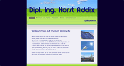 Desktop Screenshot of horst-addix.de